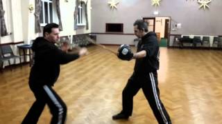 Jeet Kune DoKali single stick drill counter LMAA Wolverhampton Dirty Boxing [upl. by Diena]