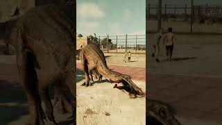 Baryonyx is ruthless 🦖⚠️ dinosaur baryonyx jwe2 shorts dino [upl. by Nirok]