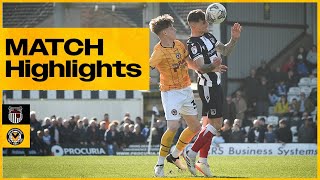 Match Highlights  Grimsby Town v Newport County [upl. by Dawes]