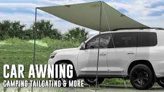 Car Awning For Camping Tailgating And More [upl. by Airdnala]