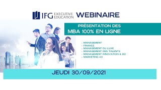 Présentation des MBA 100 Online [upl. by Ojeitak]