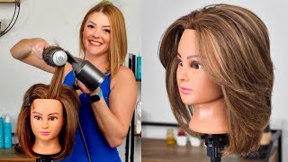 VOLUME BLOWOUT  SALON BLOW DRY TUTORIAL [upl. by Walburga]