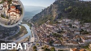 Discover Berat Albania  4K Drone Footage of the City of a Thousand Windows [upl. by Witha]