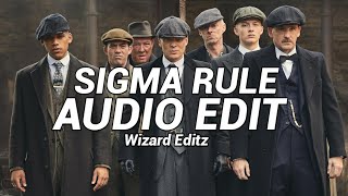 Sigma Rule  Dior Audio edit [upl. by O'Grady832]