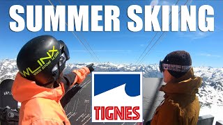 SUMMER GLACIER SKIING IN TIGNES 2019  TIGNES VLOG S3 E24 [upl. by Assanav217]