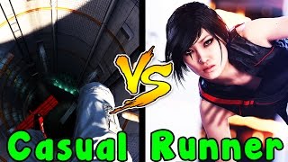 Casual VS Speedrun  Mirrors Edge [upl. by Valenka]