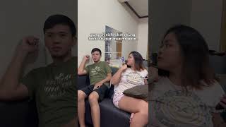 amba amba ka pa eh takot ka din naman pala hahaha 😂 couplecomedy everyone highlights [upl. by Hehre56]