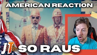 AMERICAN REACTION to Alligatoah  SO RAUS feat Fred Durst [upl. by Adidnac]