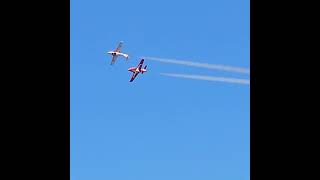 Canadian Snowbirds flying like a reflection [upl. by Katherin]