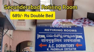 IRCTC Retiring Room Secunderabad Full Review 🔥 Hindi [upl. by Anbul617]