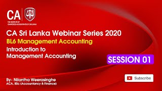 BL6 Management Accounting  13 Dec 2020 Session 1 [upl. by Weaks812]