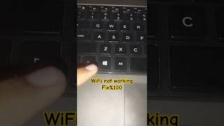 Laptop Wifi Not Working Problem Solvedshorts [upl. by Atinomar]