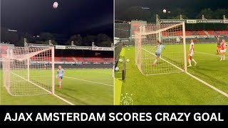 Absurd Goal In Eredivisie  Excelsior Goalie Iva Pothof Concedes Bizarrely To Ajax Romée Leuchter [upl. by Margi673]