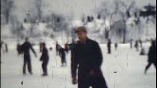 Ice Skating Rouge Park Detroit Michigan 1940s [upl. by Clyde]