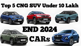 Top 5 CNG SUV Under 10 Lakh 🤔🤔Top 5 CNG SUV Under 10 Lakh In India 2024 ExShowroom [upl. by Leima]