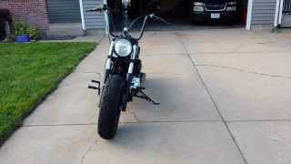 Vstar 1100 bobber walkaround HD [upl. by Aciemaj980]