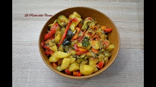 Contorno di verdure in padella Ricetta facile [upl. by Woermer]