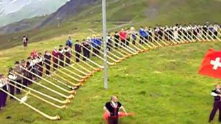 Alphorn Treffen 2010 Grindelwald [upl. by Navetse]