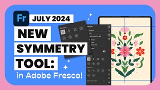 Exploring Adobe Fresco’s New Symmetry Tool [upl. by Arodoeht]