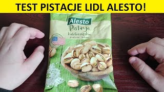 Test Pistacje Kalifornijskie Lidl Alesto Recenzja Opinie Skład Cena Smak Kcal Unboxing [upl. by Adias]