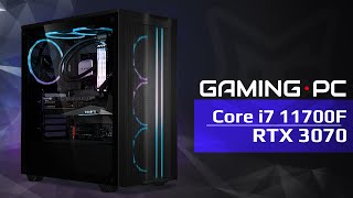 Intel Core i7 11700F  Gigabyte GeForce RTX 3070 8GB GDDR6 Eagle〡be quiet Pure Base 500FX〡GamingPC [upl. by Nutter583]