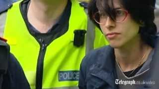 Fracking protesters arrested at Balcombe [upl. by Summons]