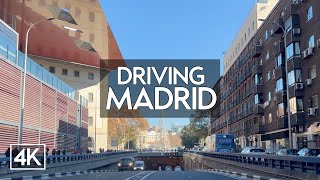 4K Driving Madrid  Argüelles  Arganzuela  Retiro  Salamanca  A3  POV 4K HDR [upl. by Burne]