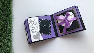 DIY Scrapbook for Best FriendHow to Make ScrapbookArtCraftByTulsi [upl. by Ralip74]