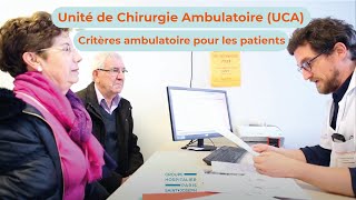 Parcours ambulatoire Hôpital SaintJoseph  Critères pour lambulatoire [upl. by Besnard]