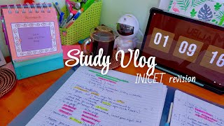 INICET Revision Study Vlog 📚 inicet studyvlog neetpgpreparation study neetpgstudywithme neetpg [upl. by Ynnavoig]