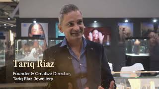 Jewellery Arabia Interview  Tariq Riaz Jewellery [upl. by Nodnol547]