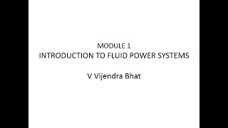 Module 1 2 Components of Hydraulic System [upl. by Noelle]