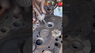 Valve seat cutting youtube instagram foryou [upl. by Sutit40]