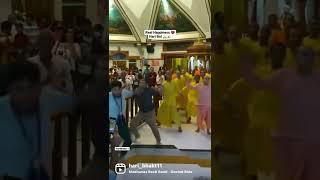 Real Happiness 🥳🔥✨❤️ iskcon kirtan dance krishnaconsciousness radhekrishna devotees [upl. by Eladnwahs]