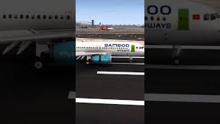 Parallel Landing AT BKK Airport worldofairports Aviation BambooAirways ThaiVietjet [upl. by Metabel142]