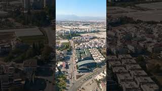 Stunning Plane Landing View Over Antalya Turkey  Aerial Beauty Antalya antalyabeachturkey [upl. by Norraf]