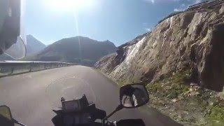 Kaunertaler Gletscherstraße  Kaunertal Glacier Road Suzuki DL650 Vstrom [upl. by Martainn199]