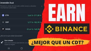 BINANCE EARN ¿Mejor que un CDT 😱  Como hacer ahorros flexibles en USDT [upl. by Travax803]