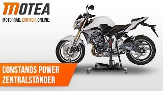 Zentralständer ConStands Power mit Adapterplatte für Suzuki GSR 750 [upl. by Carrissa]