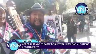 COMUNEROS DE ESCARA SEÑALAN QUE ARRODILLARSE ESTÁ DENTRO DE SUS USOS Y COSTUMBRES [upl. by Willett]