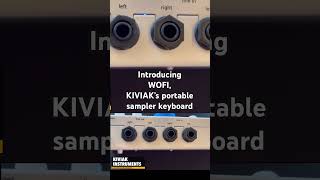 Introducing kiviakinstruments9665 new WOFI portable lofi sampler keyboard at KnobSession MTL [upl. by Felic]