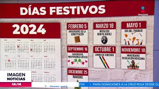 Estos son los días festivos del 2024  Noticias con Crystal Mendivil [upl. by Nomled565]