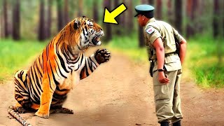 Tiger asks a soldier for help Upon realizing the reason he was left speechless [upl. by Sida]