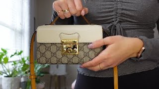 Gucci Mini Padlock Handbag Full Review [upl. by Annyl]