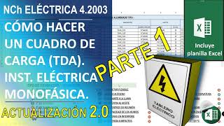 ⚡CUADRO DE CARGA PARTE 1Ir a la descripción para ver la actualización con los pliegos técnicos⚡ [upl. by Haraz]