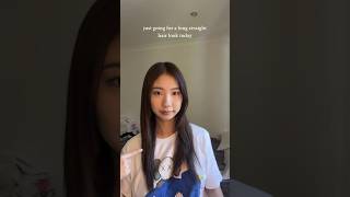 dyson hair straightener 💝dyson kbeauty dyson dysonhair straighthair grwm [upl. by Lecia]