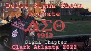 DELTA SIGMA THETA PROBATE AT CLARK ATLANTA UNIVERSITY SIGMA CHAPTER HBCU GREEK LIFE [upl. by Yerocal175]