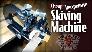 How to use and fix a manual leather skiving machine [upl. by Sylera]