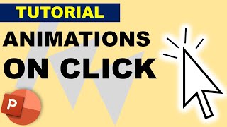 Clickable Animations in PowerPoint  1 Minute Tutorial [upl. by Attayek654]