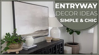 Simple Entryway Decorating Ideas 2022  Entryway Home Decor  Small Entryway Decorating Ideas [upl. by Missak]